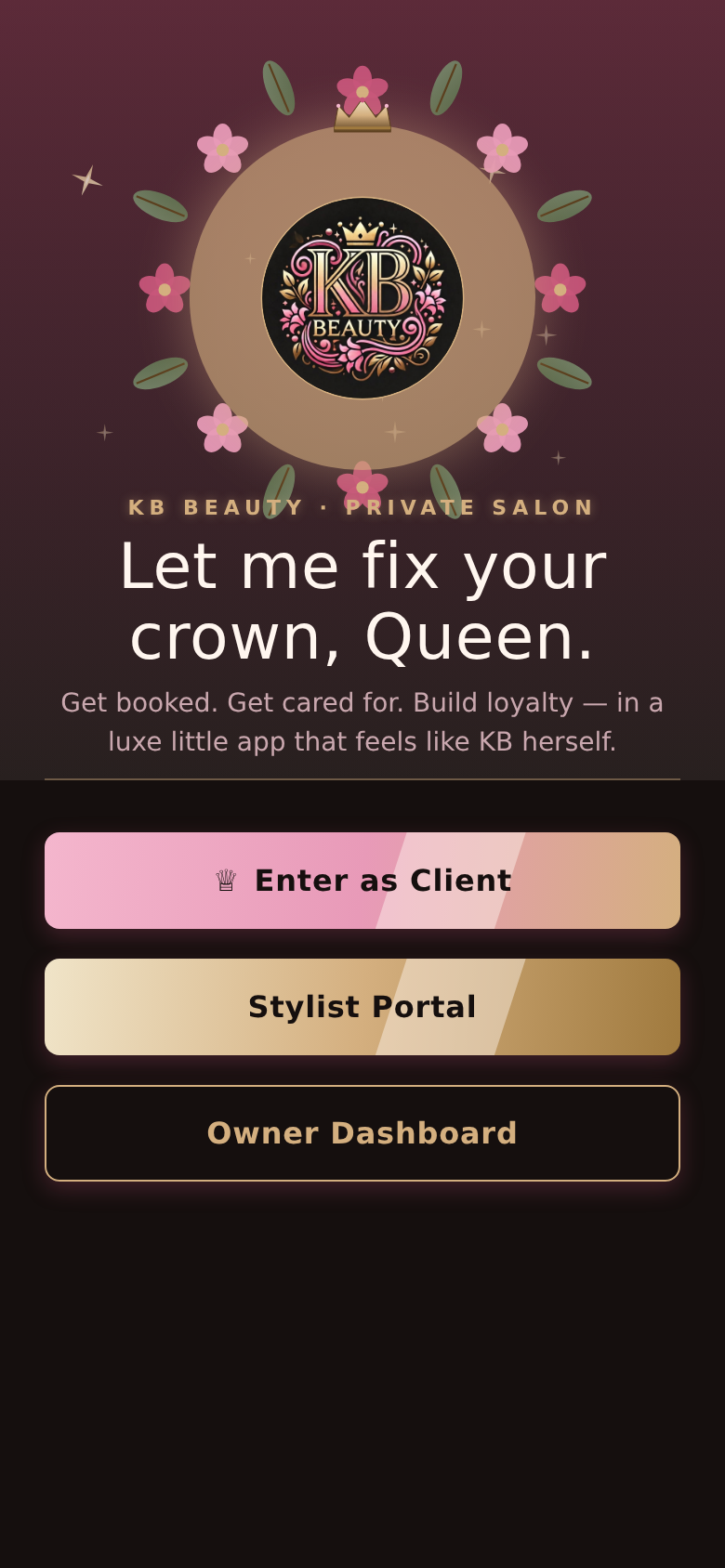 KB Beauty mobile app screenshot